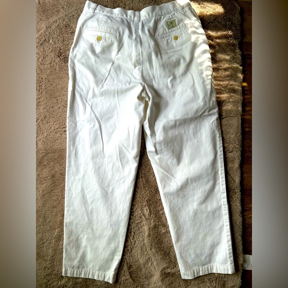 Ralph Laurent White Pants Size 10 - Picture 4 of 5